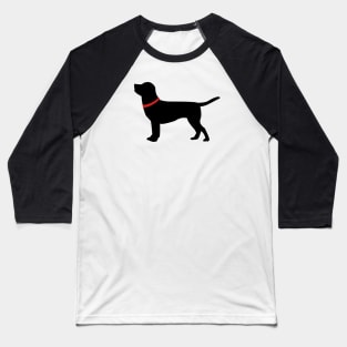 Black Labrador Baseball T-Shirt